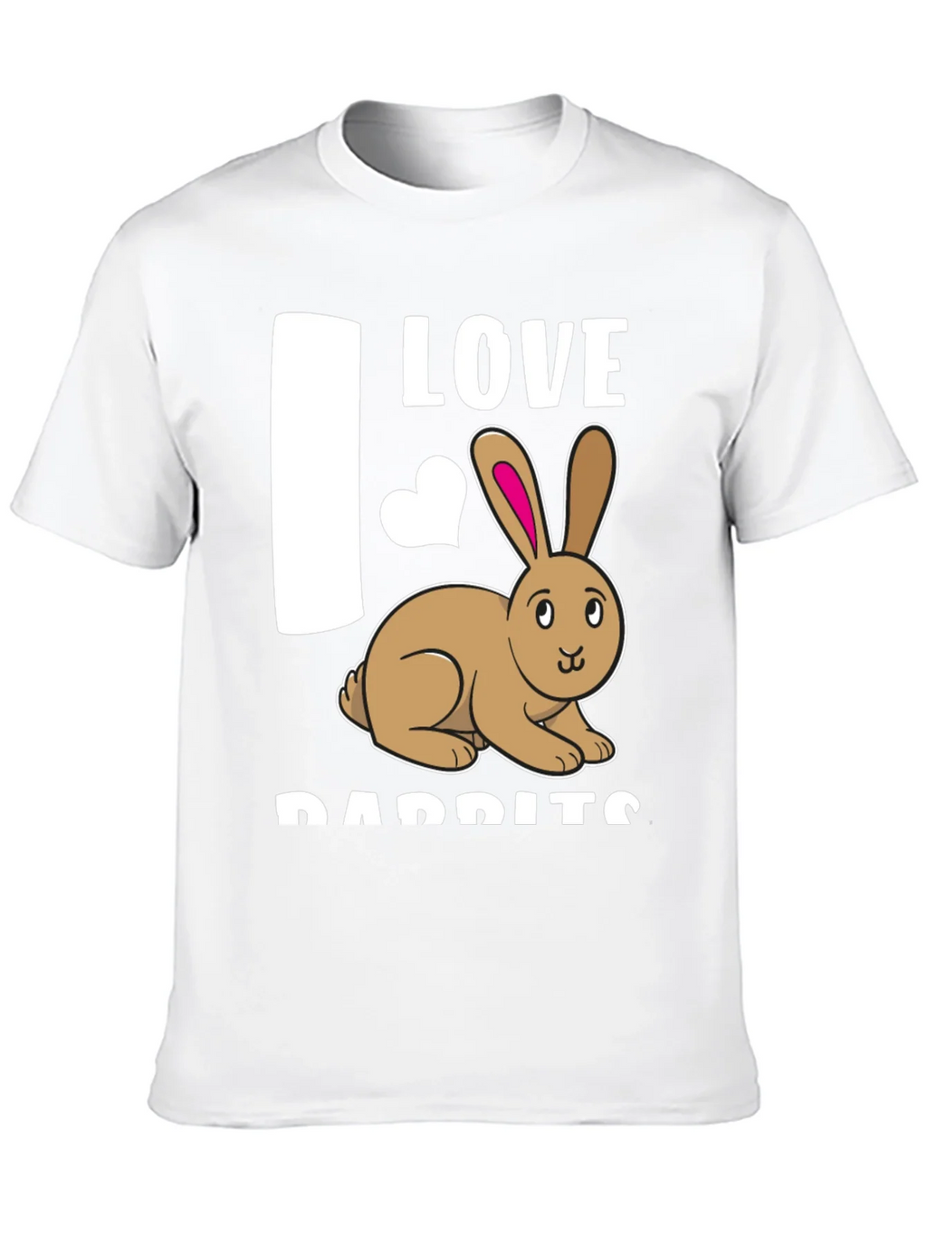 I Love Rabbits T-Shirt Cute Bunny Tee product image 12