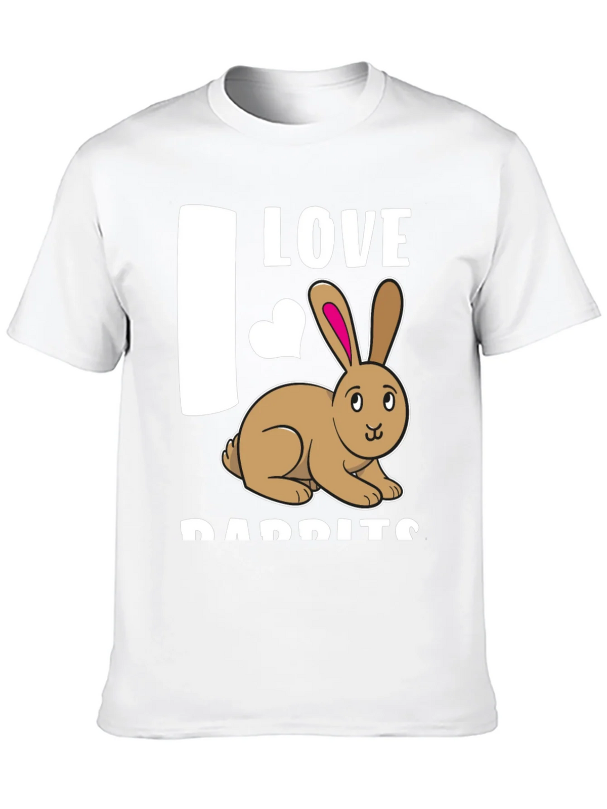 I Love Rabbits T-Shirt Cute Bunny Tee product image 12
