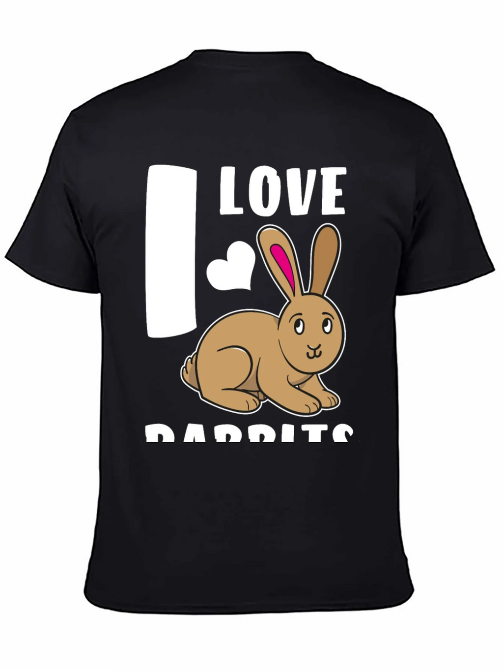 I Love Rabbits T-Shirt Cute Bunny Tee product image 7