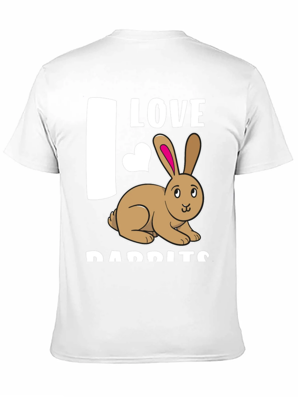 I Love Rabbits T-Shirt Cute Bunny Tee product image 2