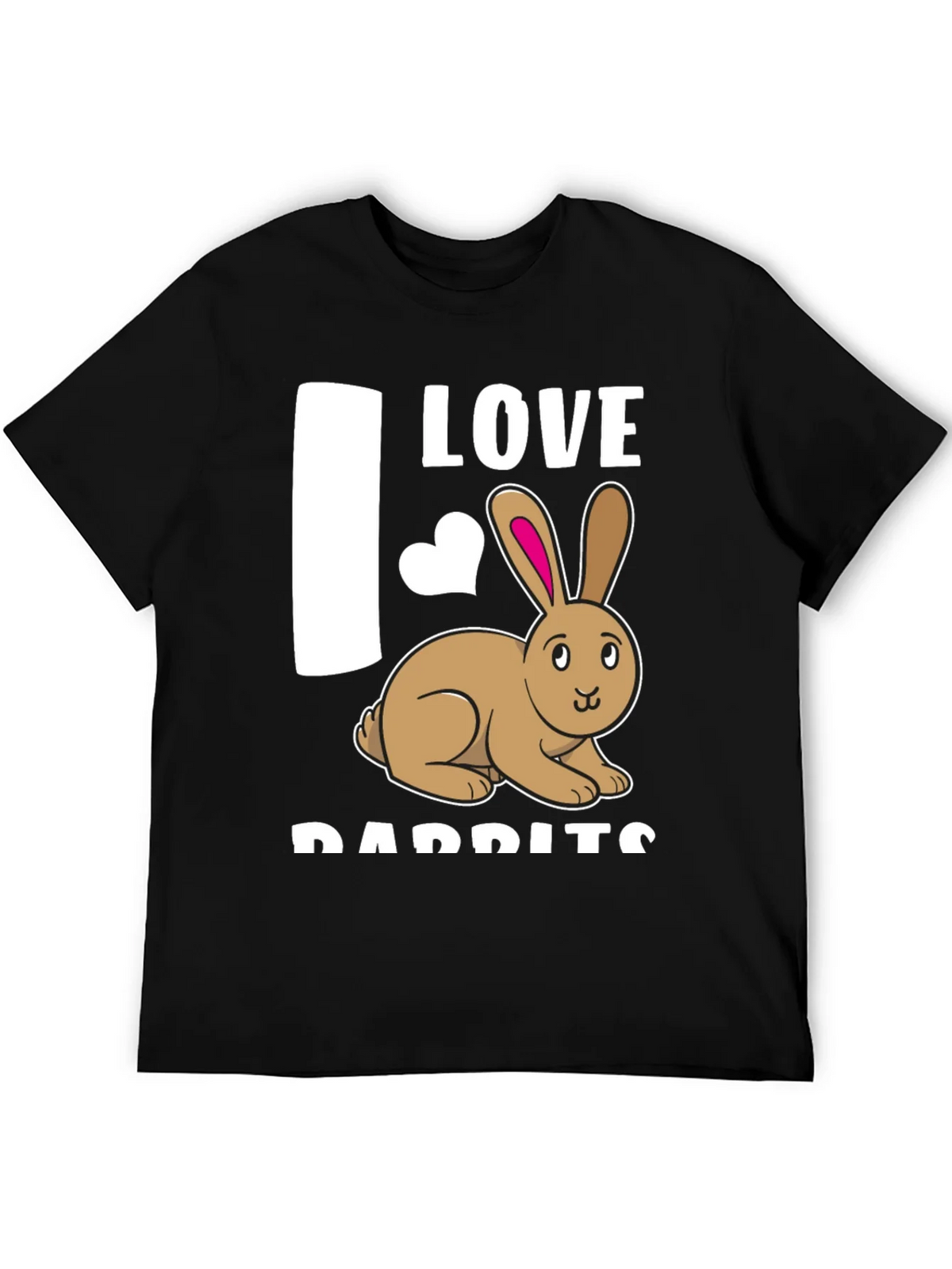I Love Rabbits T-Shirt Cute Bunny Tee product image 8