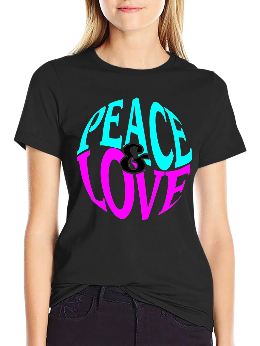Peace & Love Graphic Tee - Retro Style product image 5