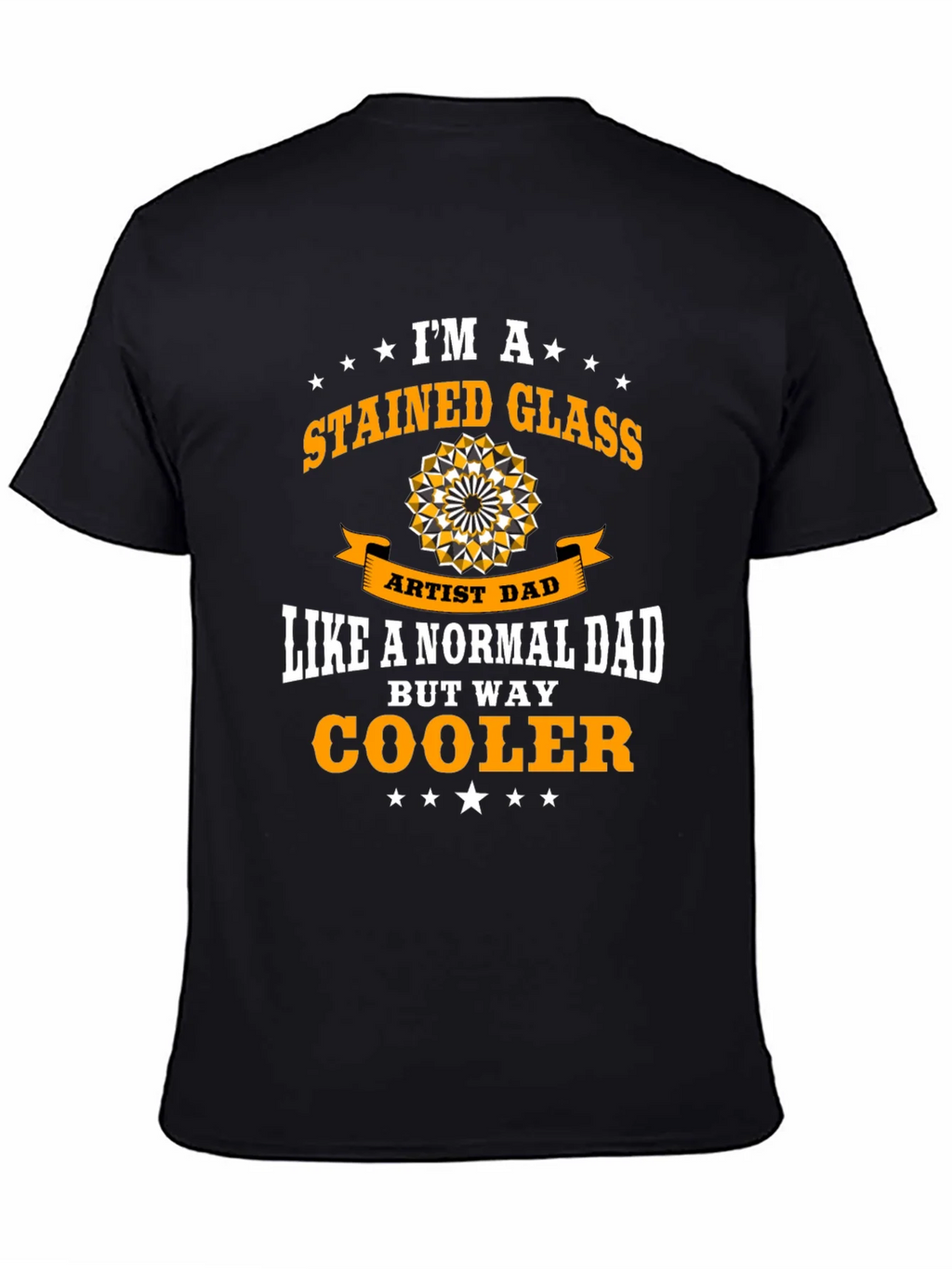 Stained Glass Artist Dad Graphic T-Shirt product image 7