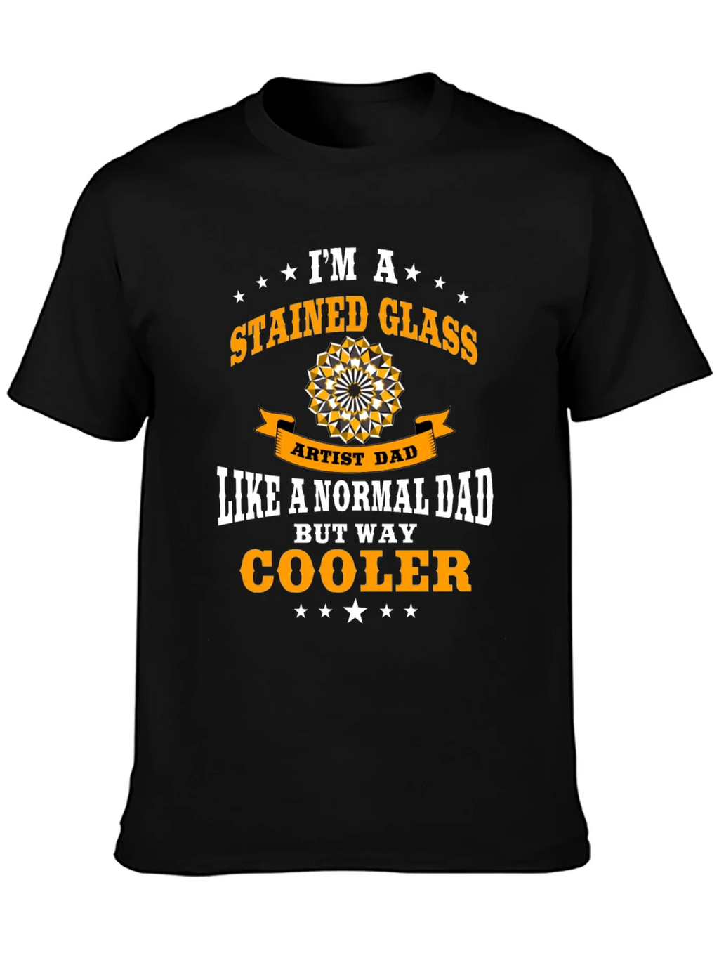 Stained Glass Artist Dad Graphic T-Shirt product image 6