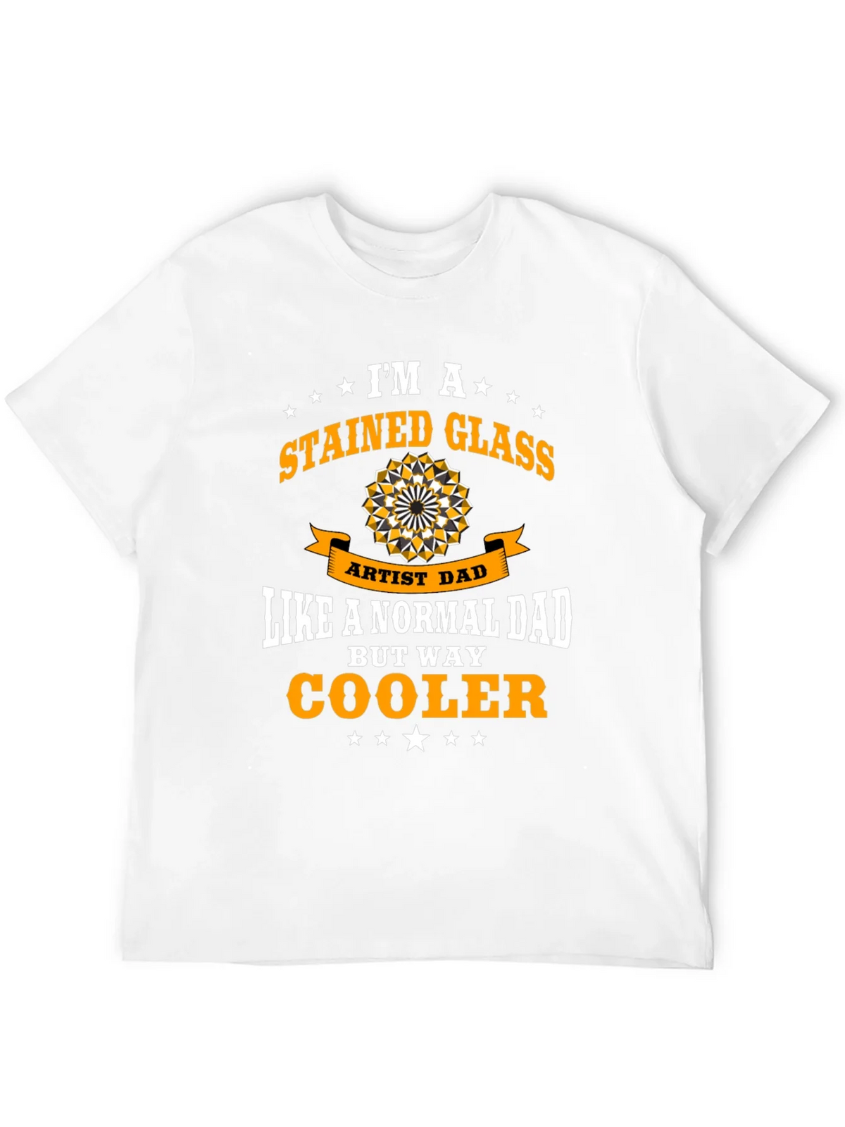 Stained Glass Artist Dad Graphic T-Shirt product image 3