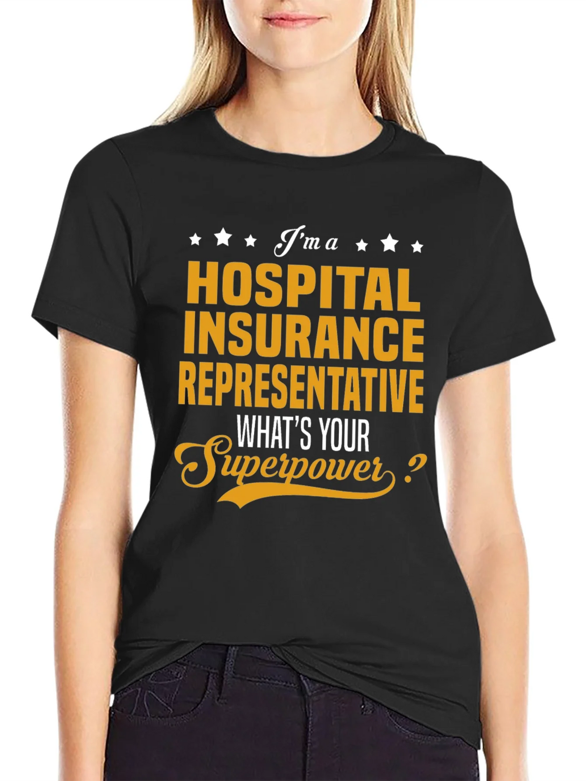 Hospital Insurance Rep Superpower T-Shirt product image 5