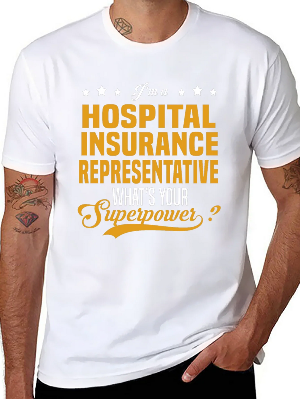 Hospital Insurance Rep Superpower T-Shirt product image 10