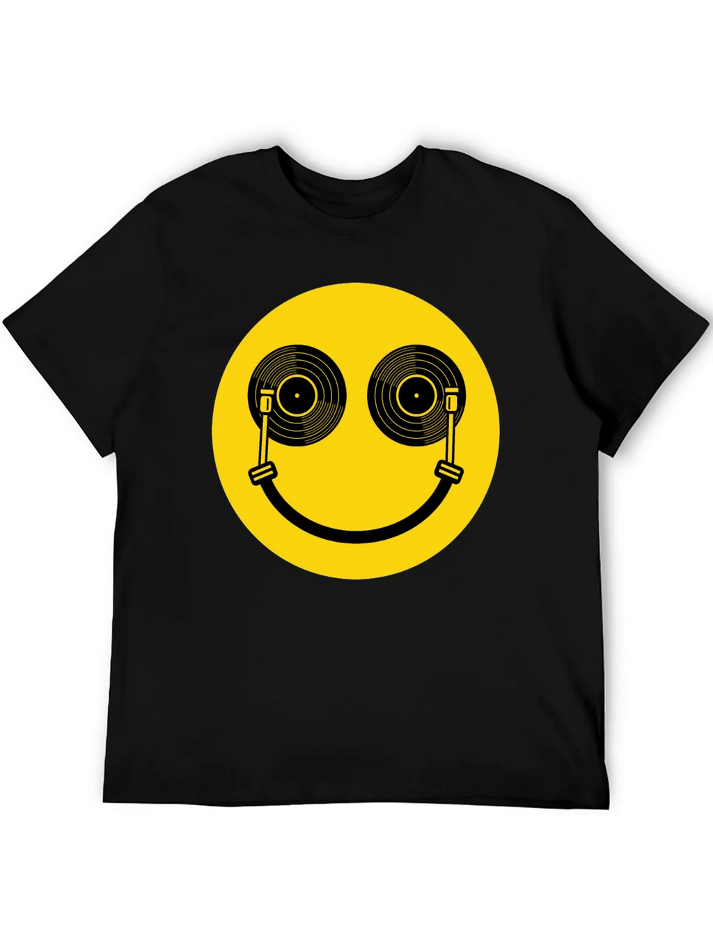 DJ Smiley Face T-Shirt - Black Music Lover Tee product image 8