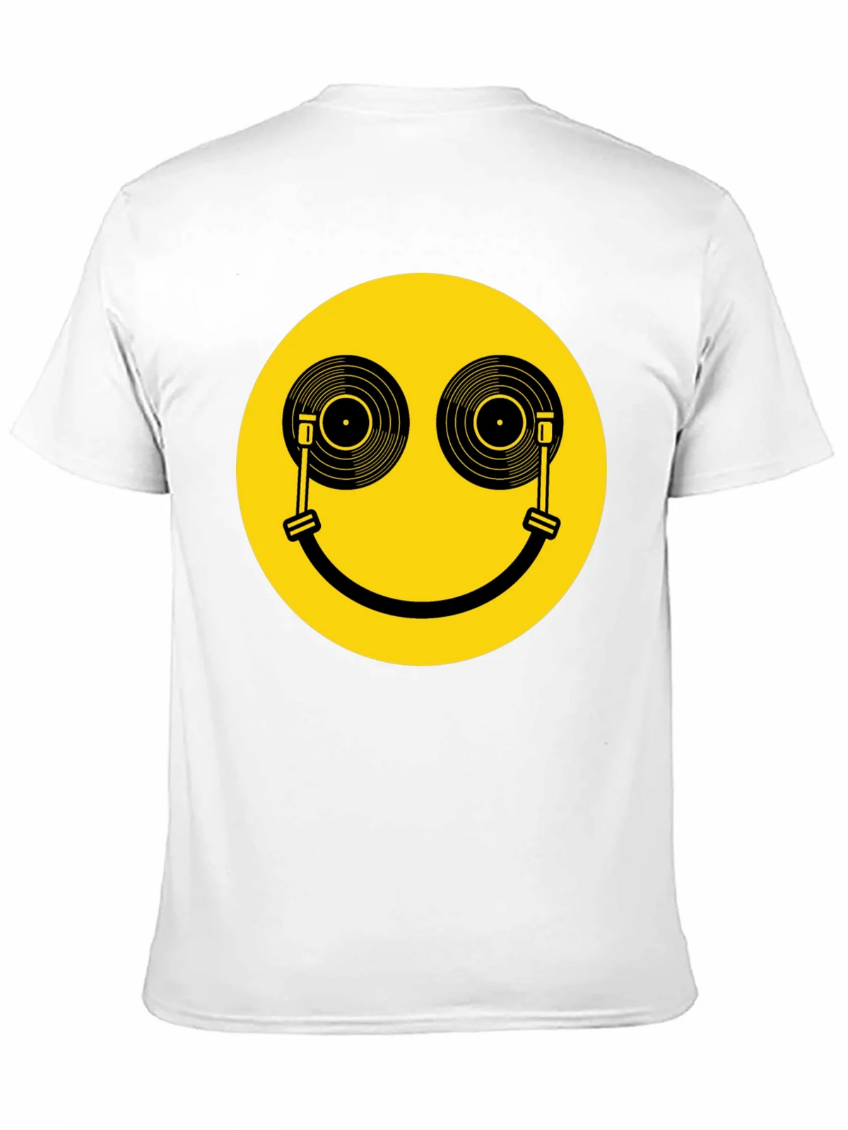 DJ Smiley Face T-Shirt - Black Music Lover Tee product image 2