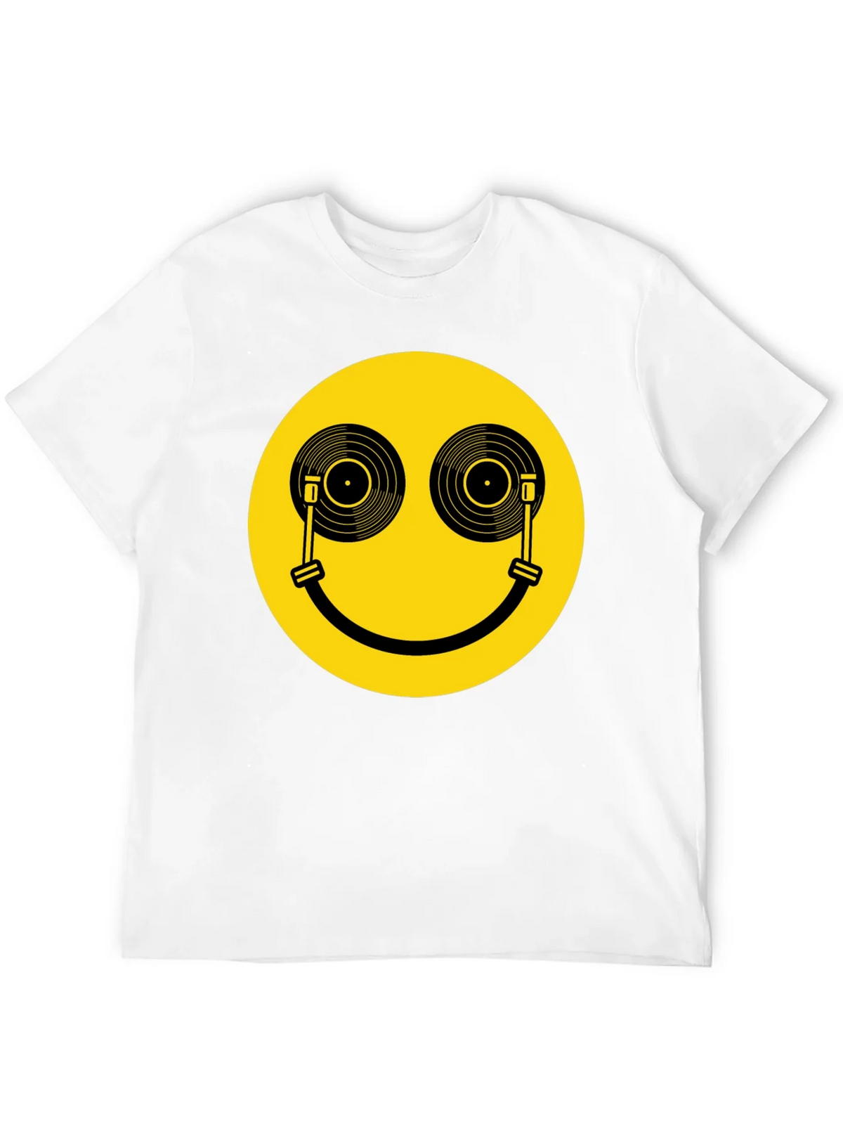 DJ Smiley Face T-Shirt - Black Music Lover Tee product image 3