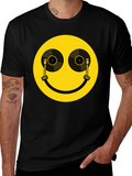 DJ Smiley Face T-Shirt - Black Music Lover Tee product image 1