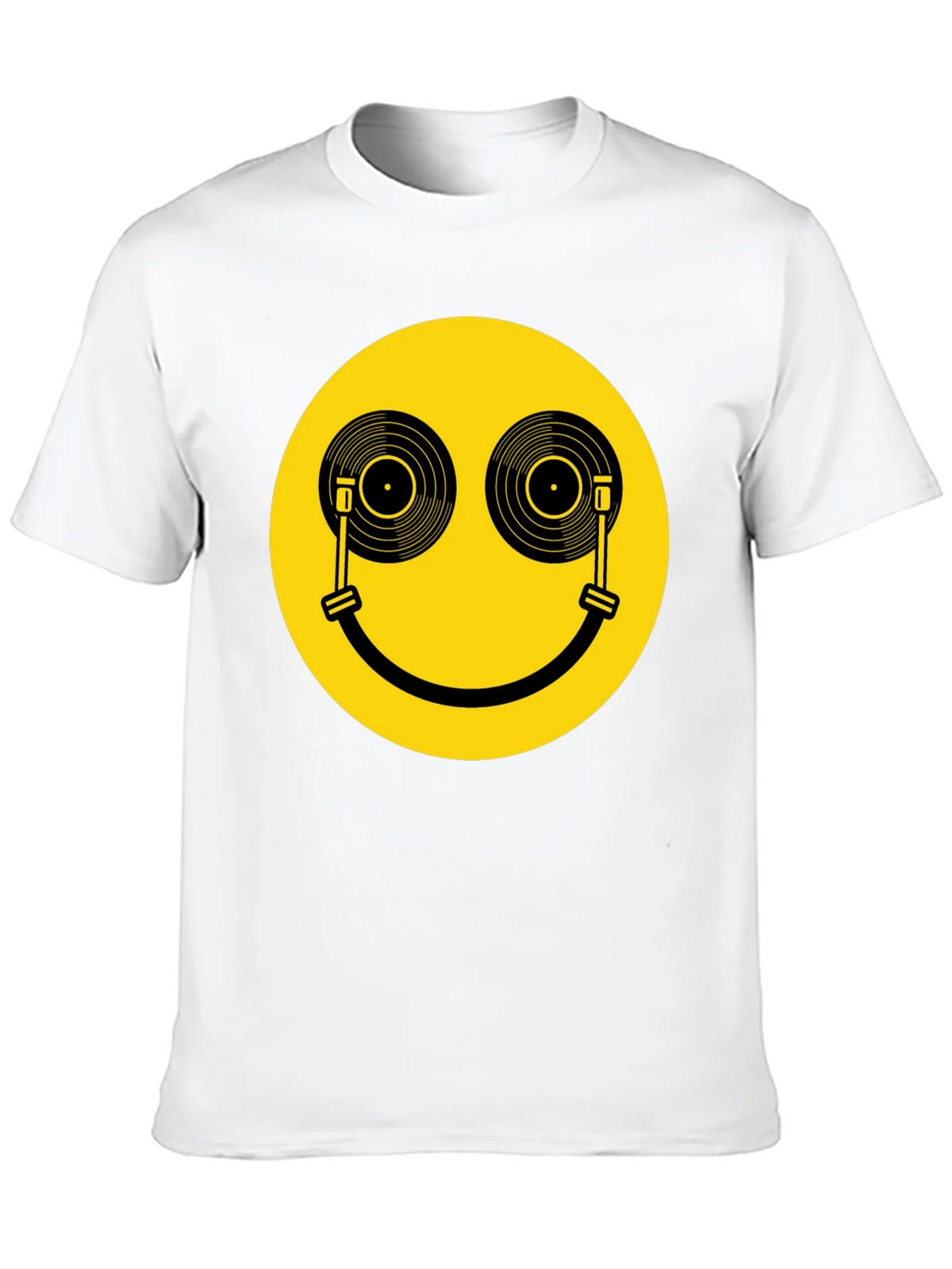 DJ Smiley Face T-Shirt - Black Music Lover Tee product image 12