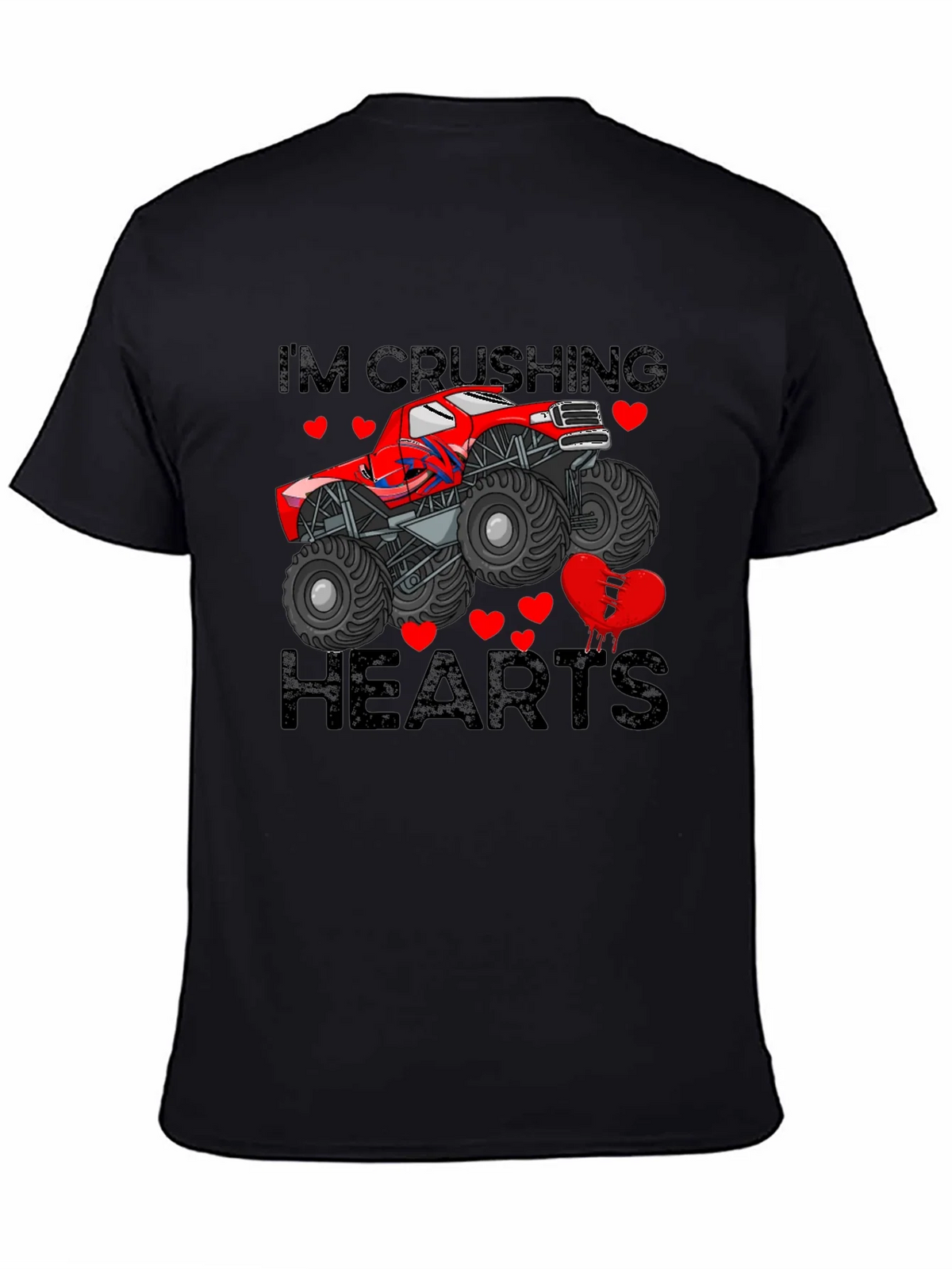 Crushing Hearts Monster Truck Graphic Tee product image 7