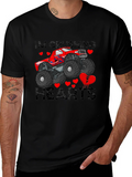 Crushing Hearts Monster Truck Graphic Tee product image 1