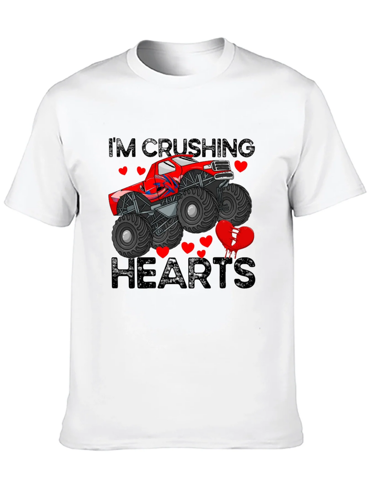 Crushing Hearts Monster Truck Graphic Tee product image 12