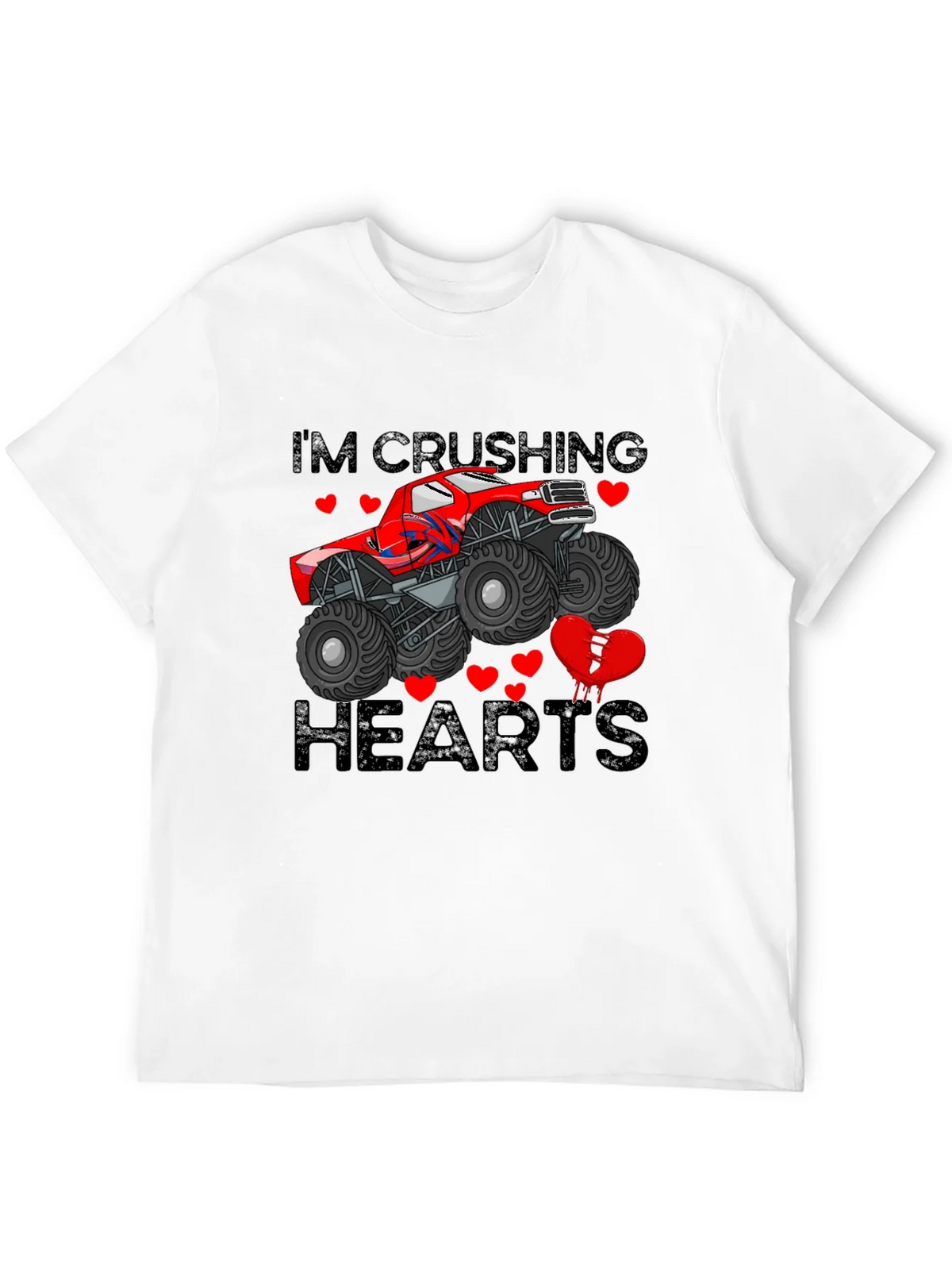 Crushing Hearts Monster Truck Graphic Tee product image 3