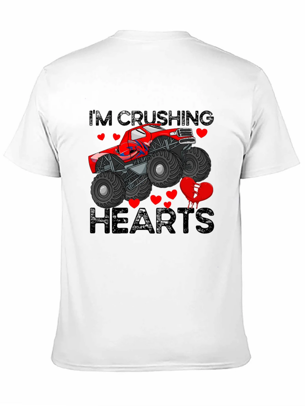 Crushing Hearts Monster Truck Graphic Tee product image 2