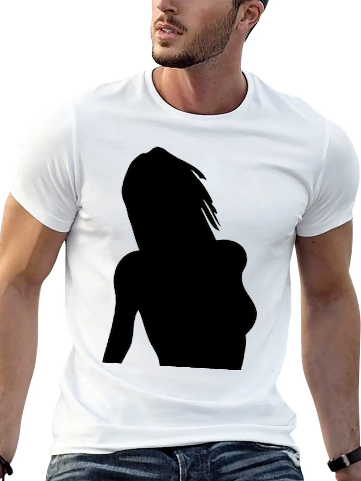 Silhouette Graphic Tee - Cool Black T-Shirt product image 4