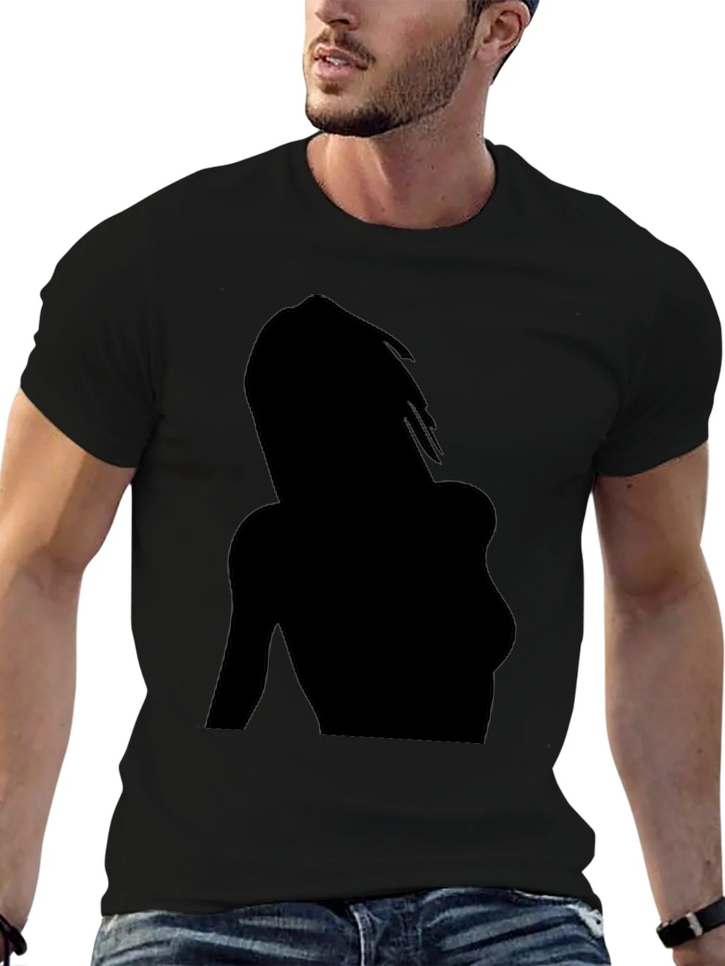 Silhouette Graphic Tee - Cool Black T-Shirt product image 9