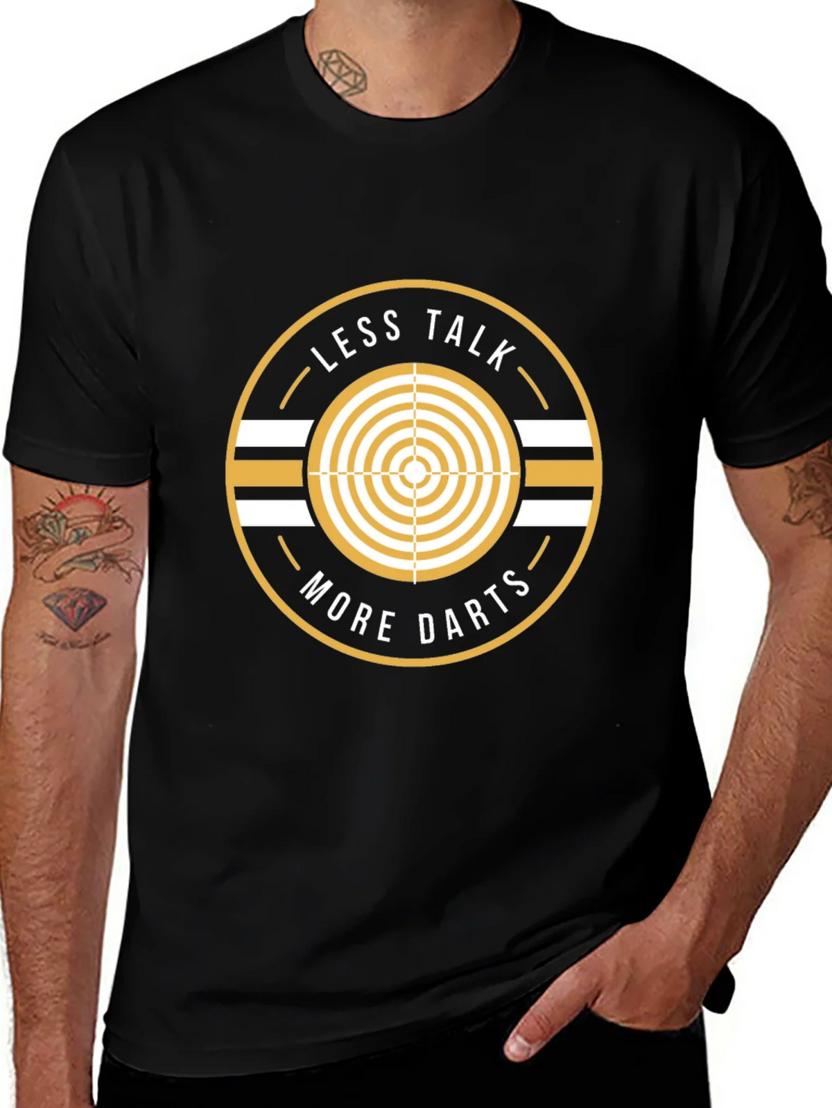 Less Talk More Darts Graphic T-Shirt - Dart Player Gift product image 1