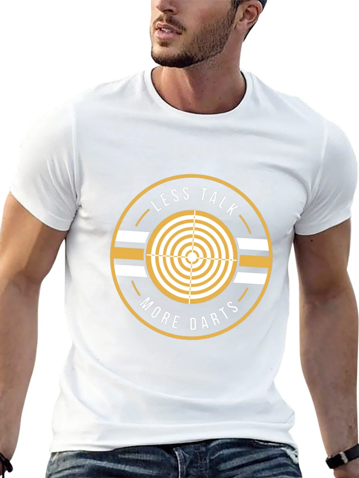 Less Talk More Darts Graphic T-Shirt - Dart Player Gift product image 4
