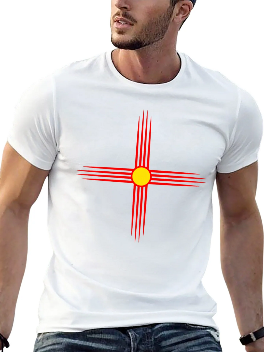Southwestern Sun Black T-Shirt product image 4