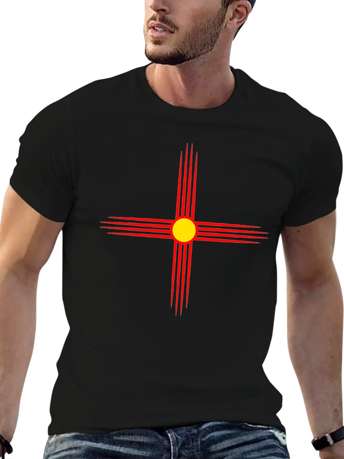 Southwestern Sun Black T-Shirt product image 9