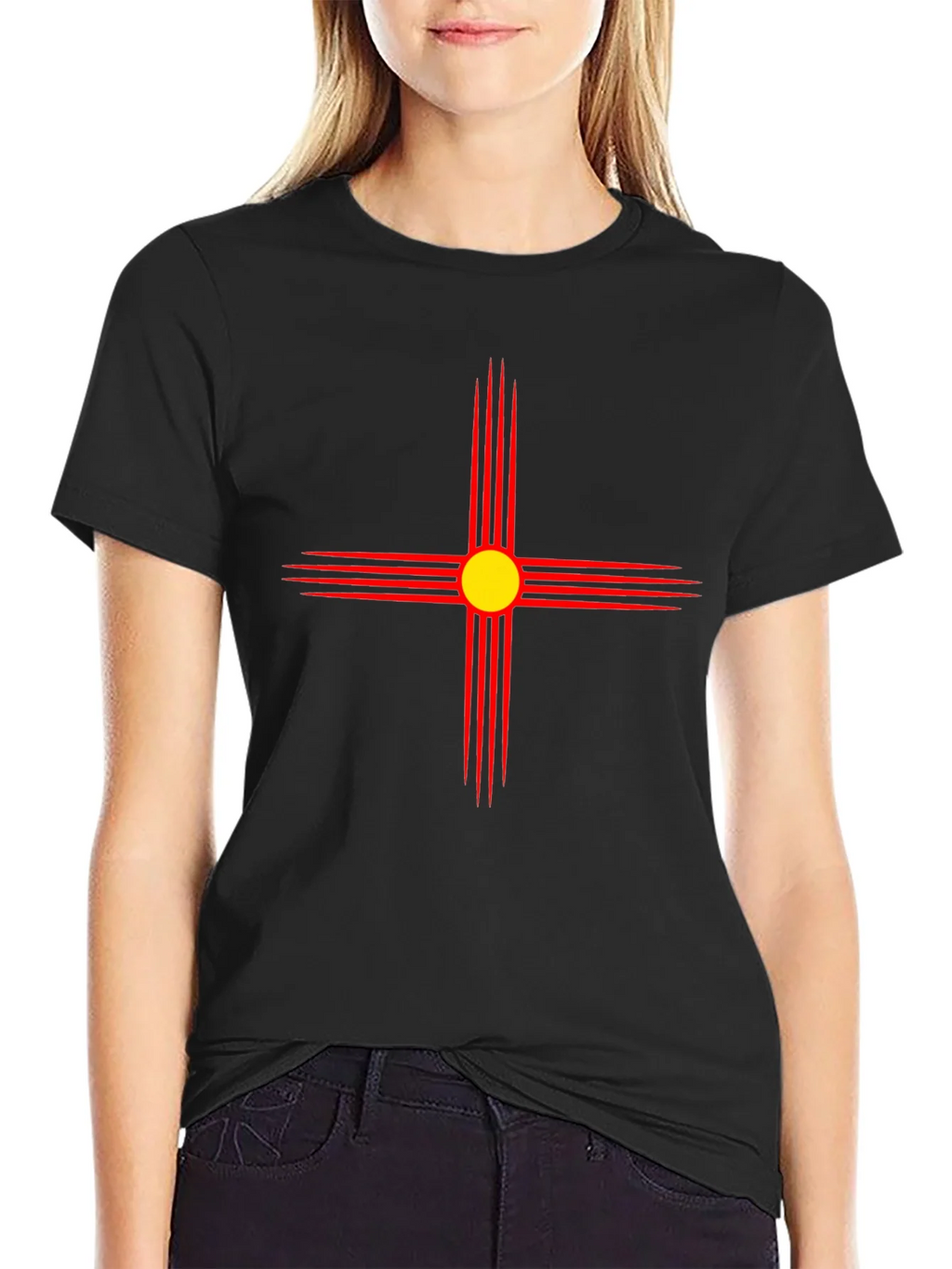 Southwestern Sun Black T-Shirt product image 5
