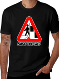 Mind the Gap Graphic Tee - Subway Hazard Design product image 1