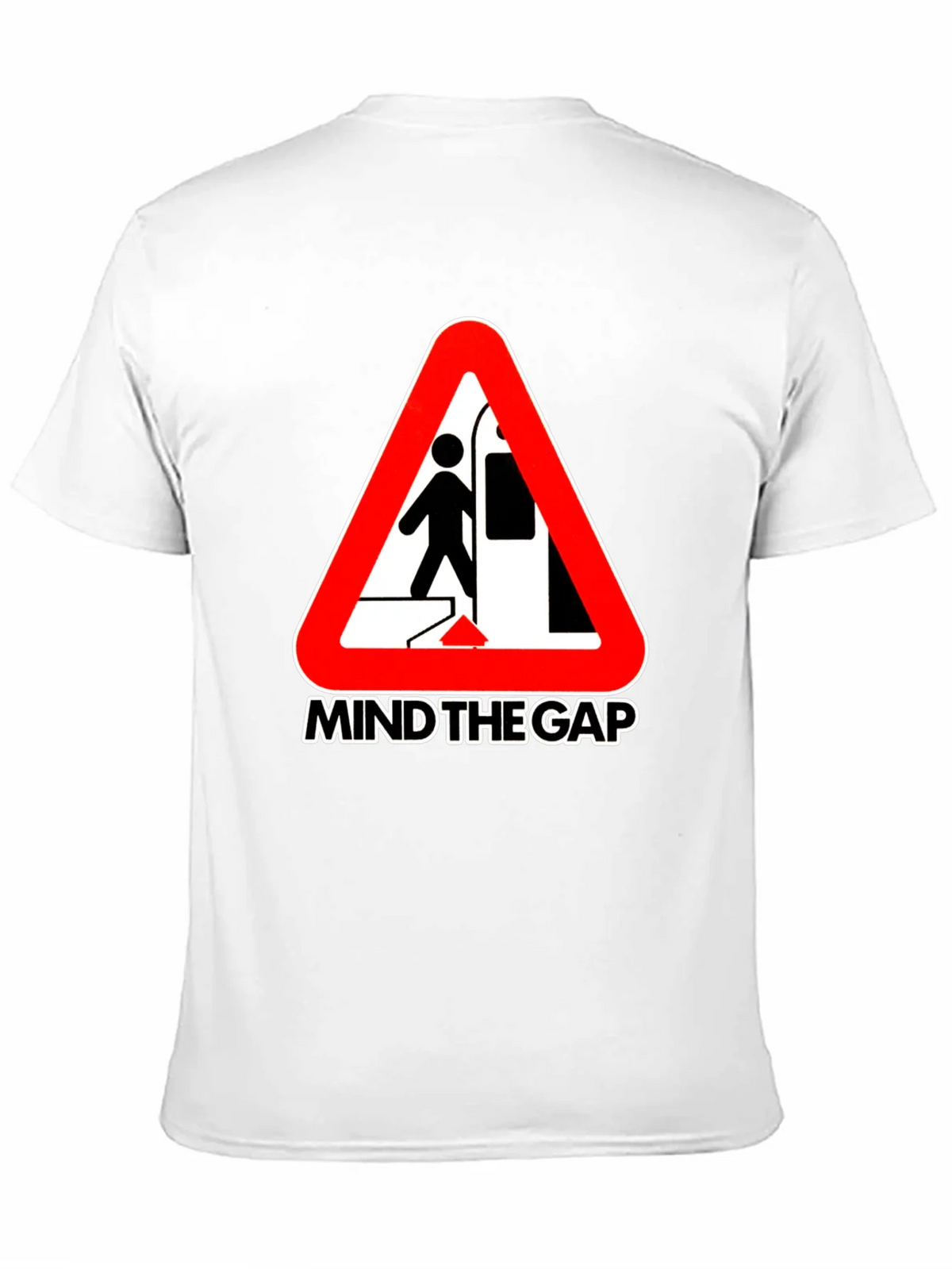 Mind the Gap Graphic Tee - Subway Hazard Design product image 2