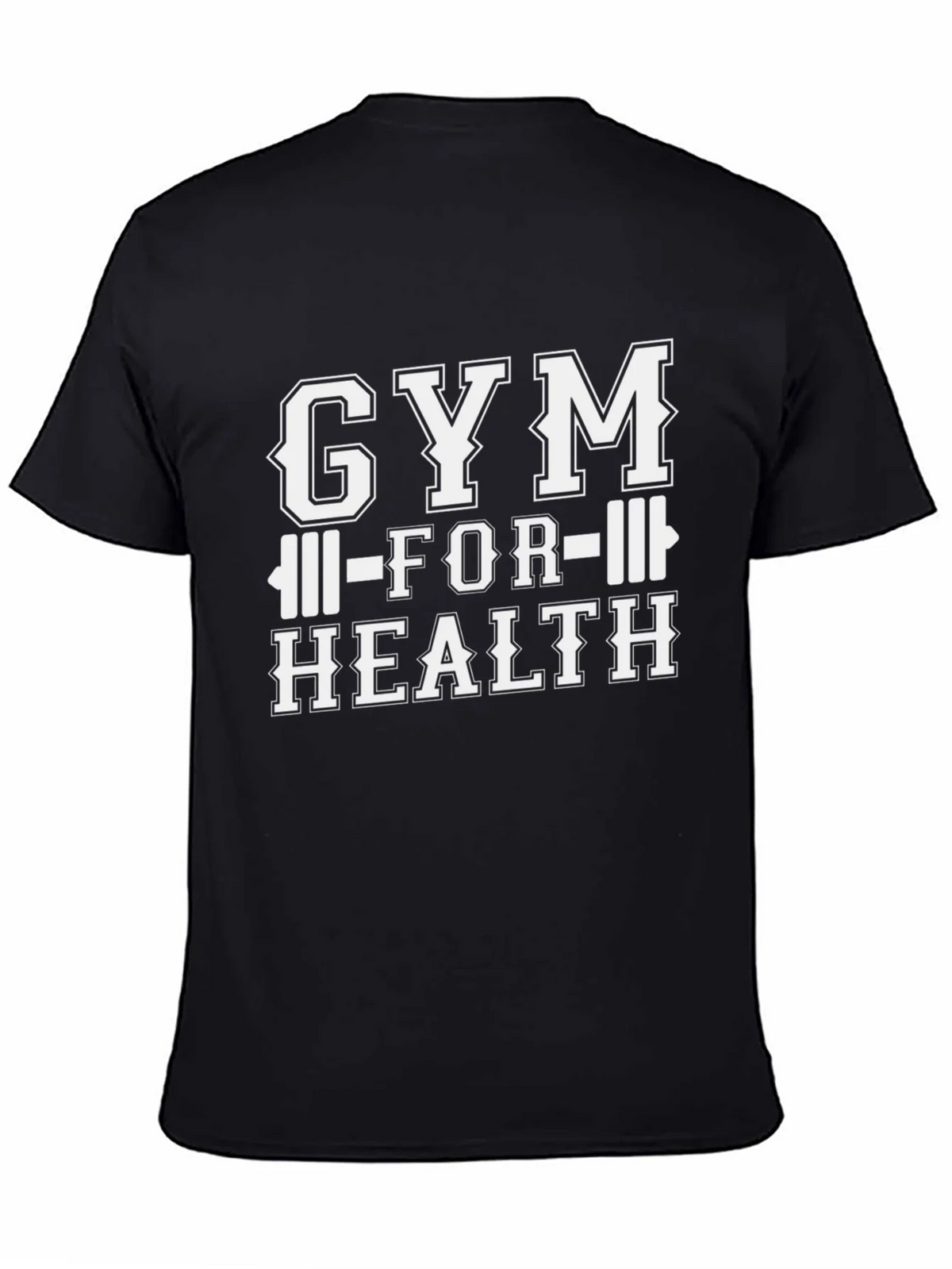 Gym For Health Black T-Shirt product image 7