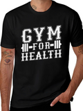 Gym For Health Black T-Shirt product image 1