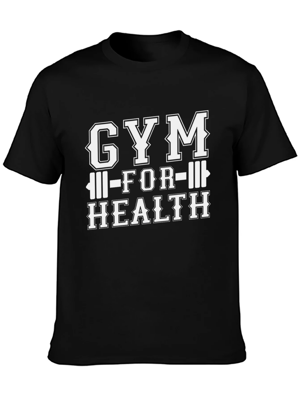 Gym For Health Black T-Shirt product image 6