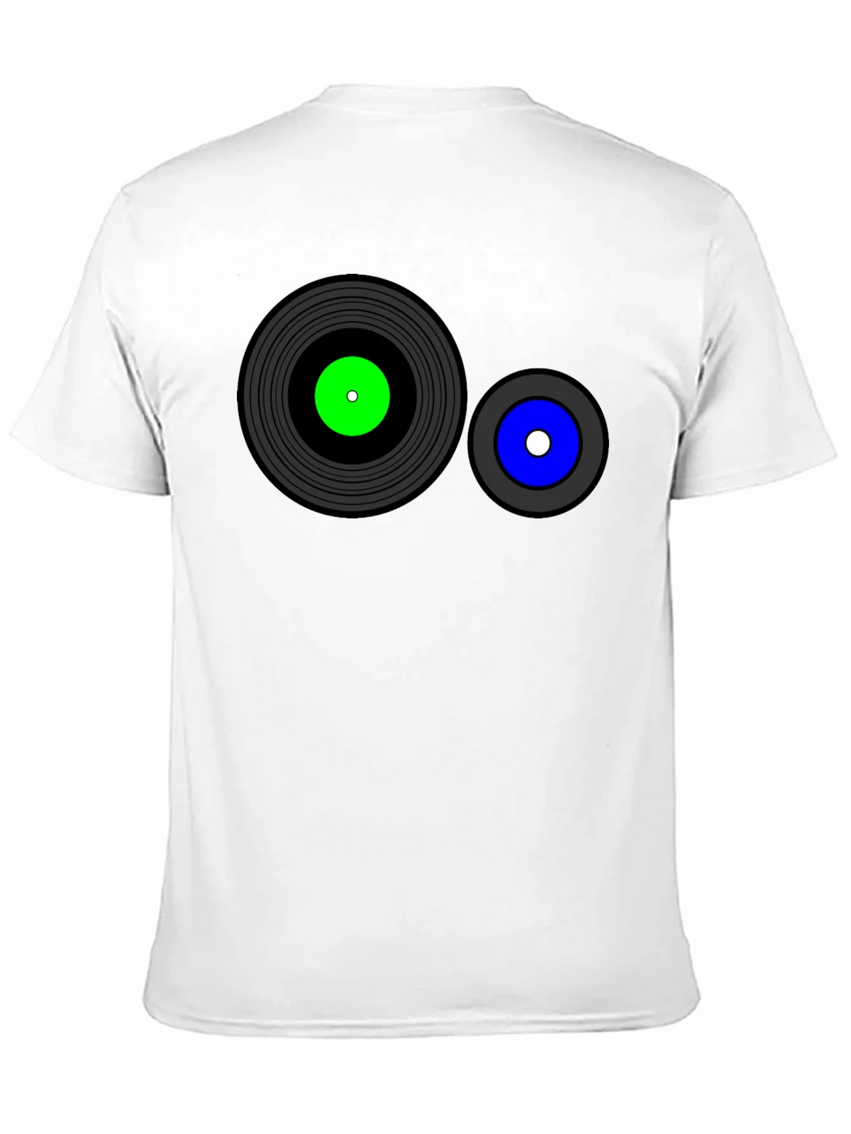 Retro Record Graphic T-Shirt - Black product image 2
