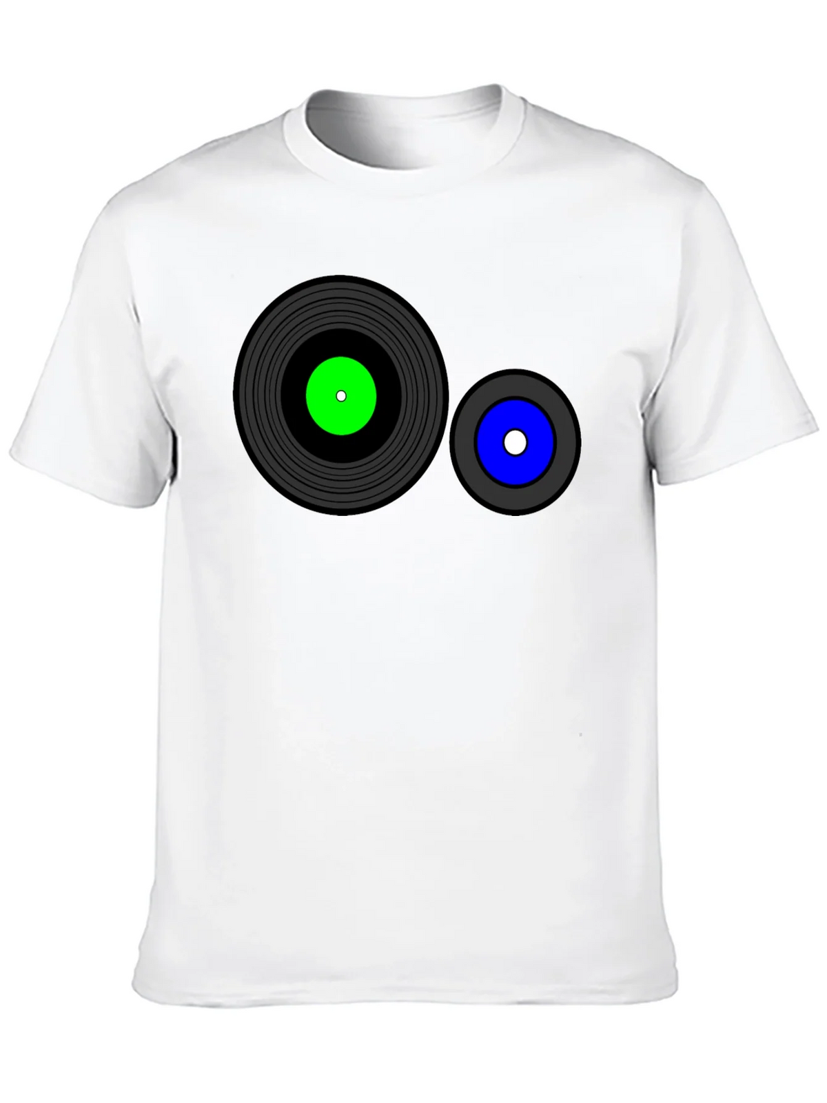 Retro Record Graphic T-Shirt - Black product image 12