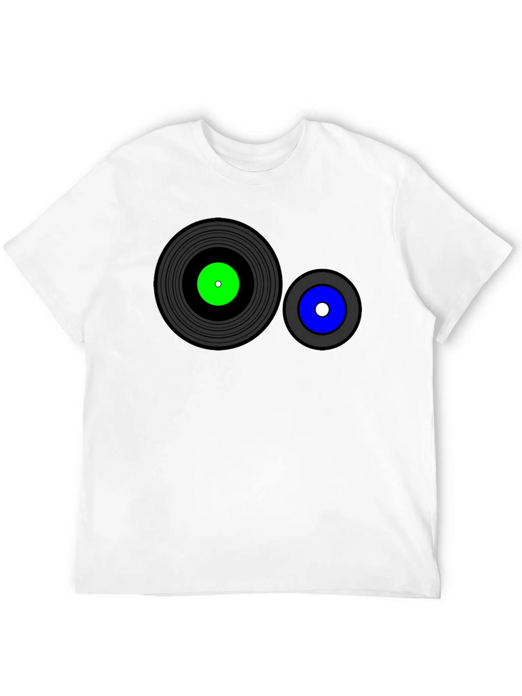 Retro Record Graphic T-Shirt - Black product image 3