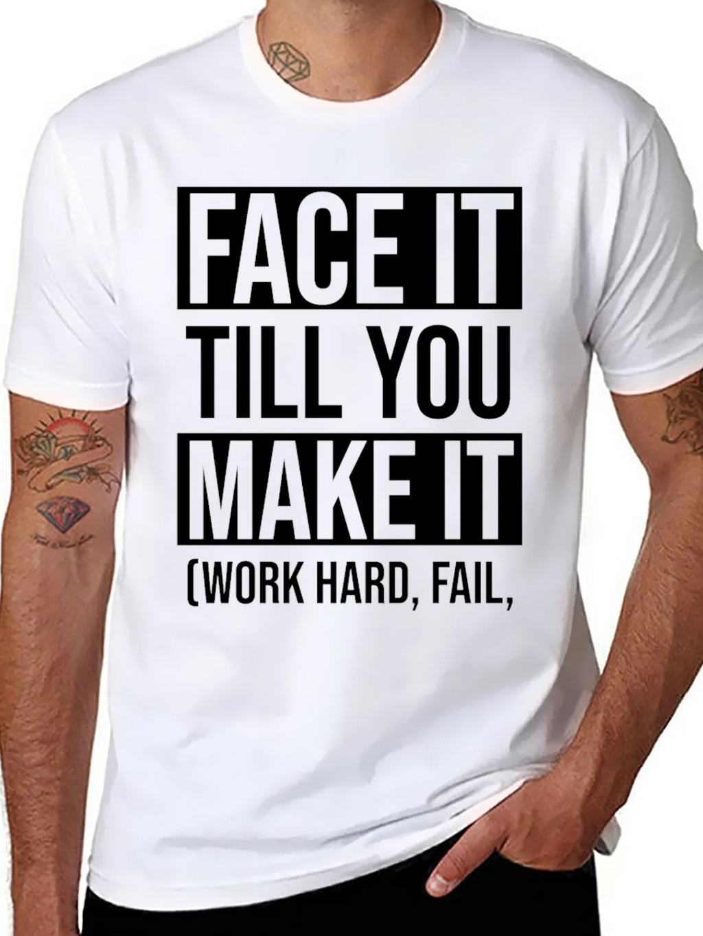Face It Till You Make It Graphic Tee product image 10