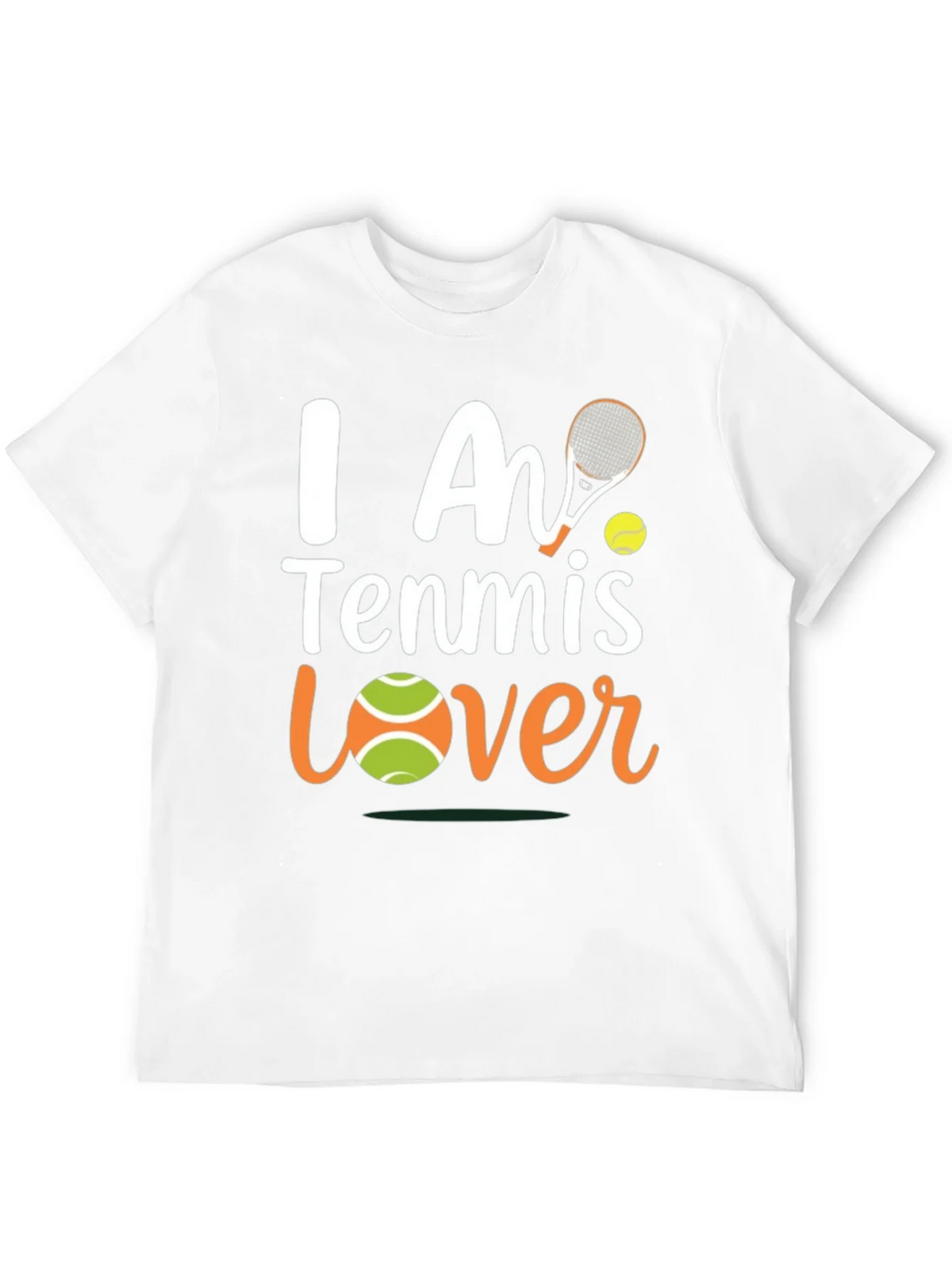 I Am Tennis Lover T-Shirt - Black product image 3