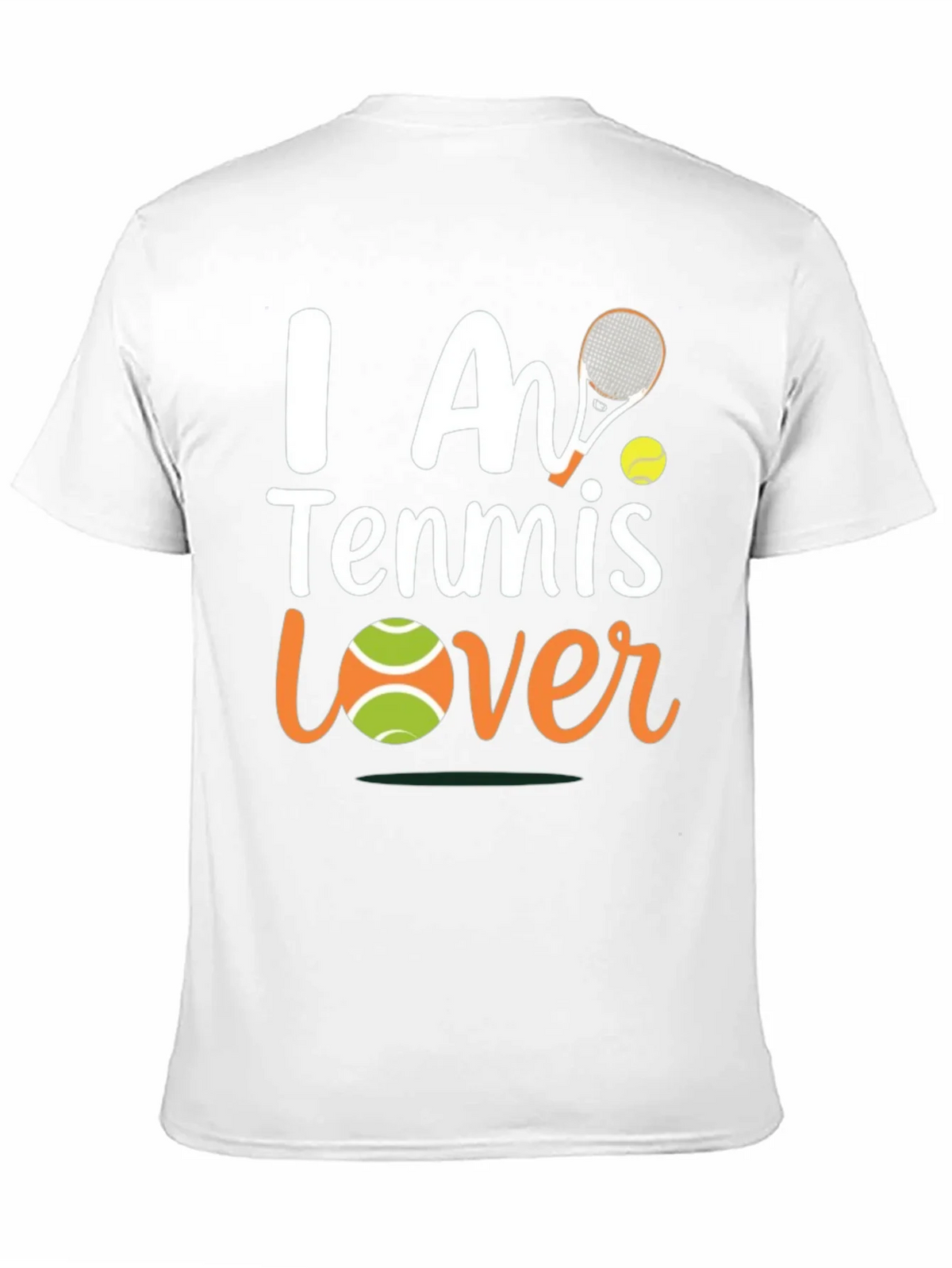 I Am Tennis Lover T-Shirt - Black product image 2