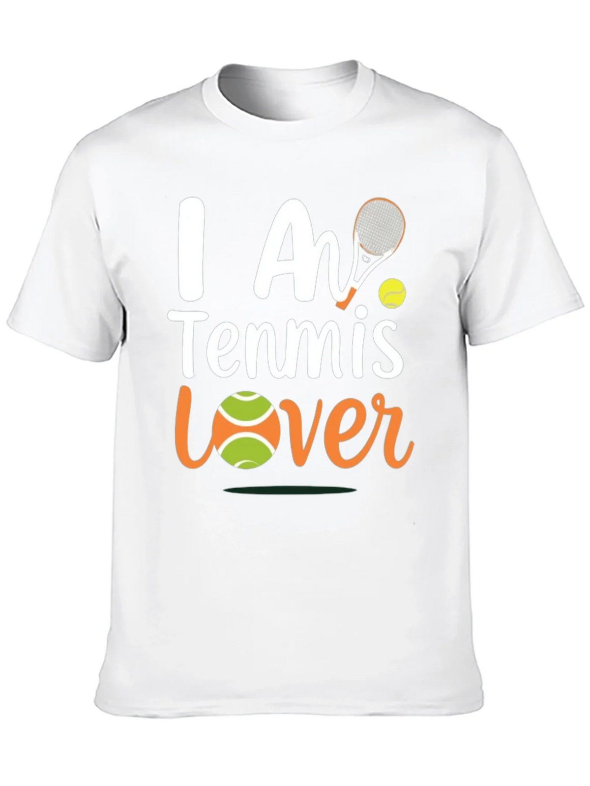 I Am Tennis Lover T-Shirt - Black product image 12