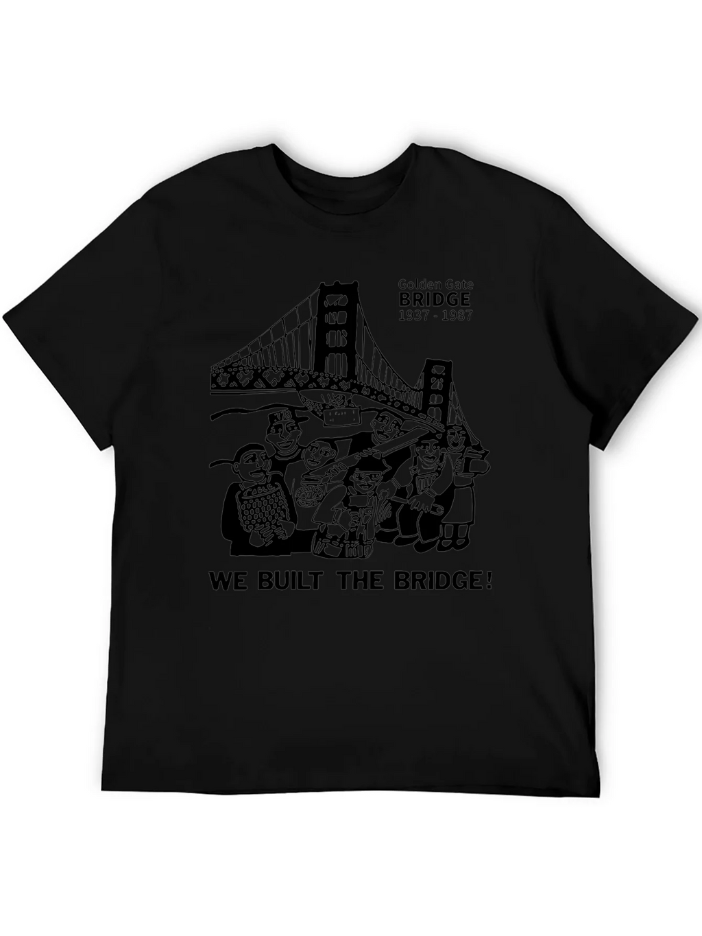 Golden Gate Bridge Crewneck T-Shirt product image 8
