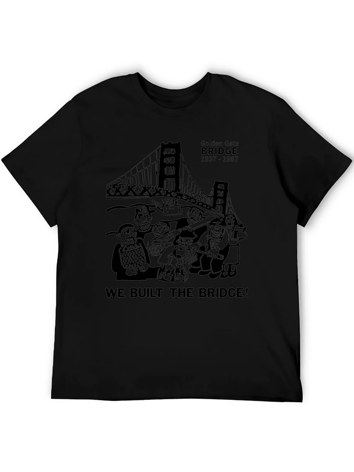 Golden Gate Bridge Crewneck T-Shirt product image 8