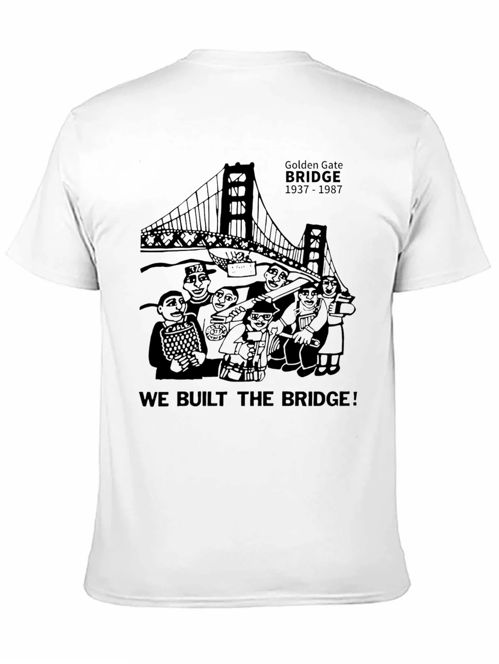 Golden Gate Bridge Crewneck T-Shirt product image 2