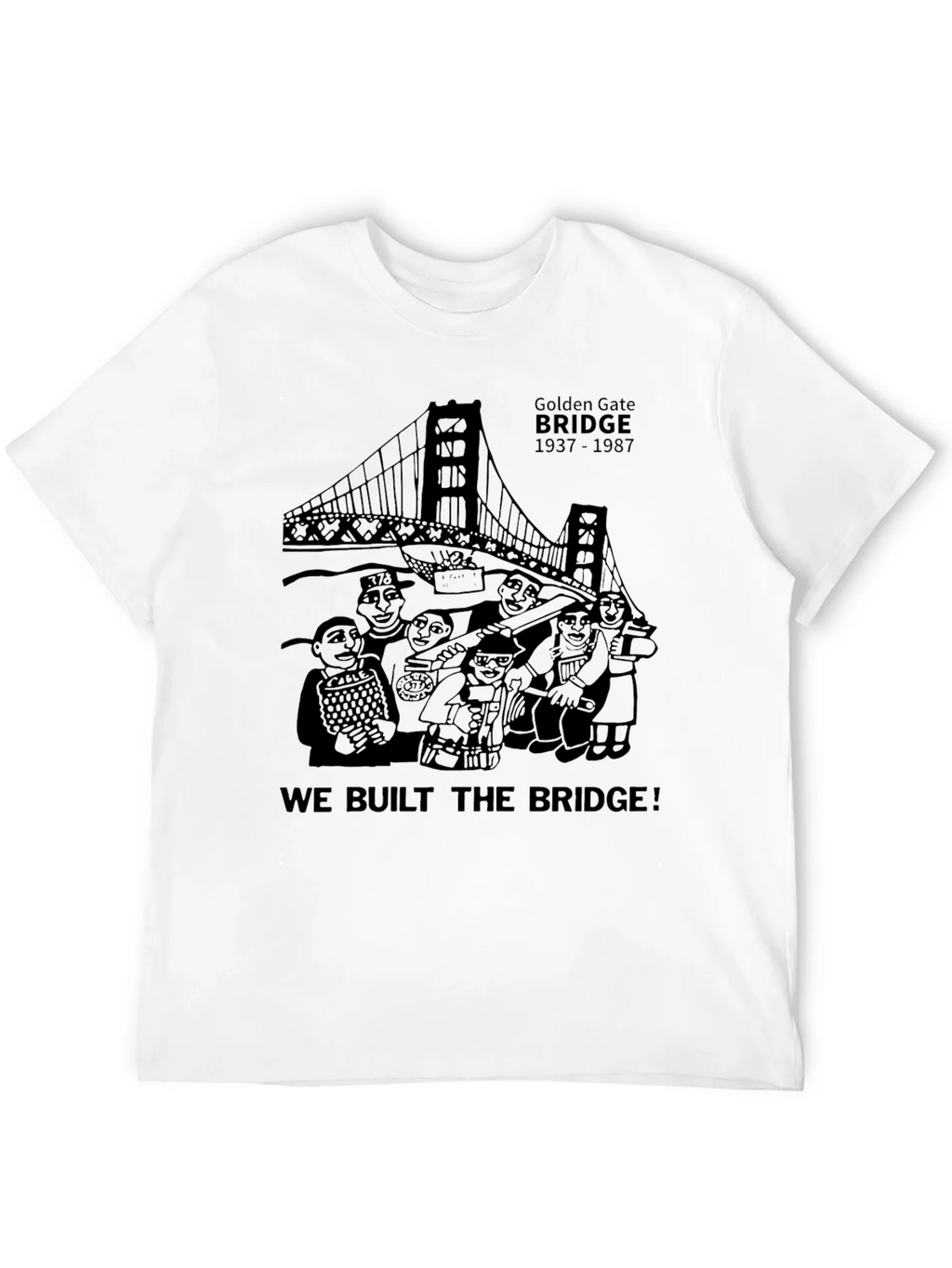 Golden Gate Bridge Crewneck T-Shirt product image 3