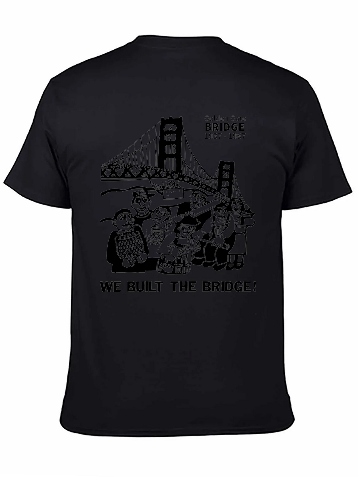 Golden Gate Bridge Crewneck T-Shirt product image 7