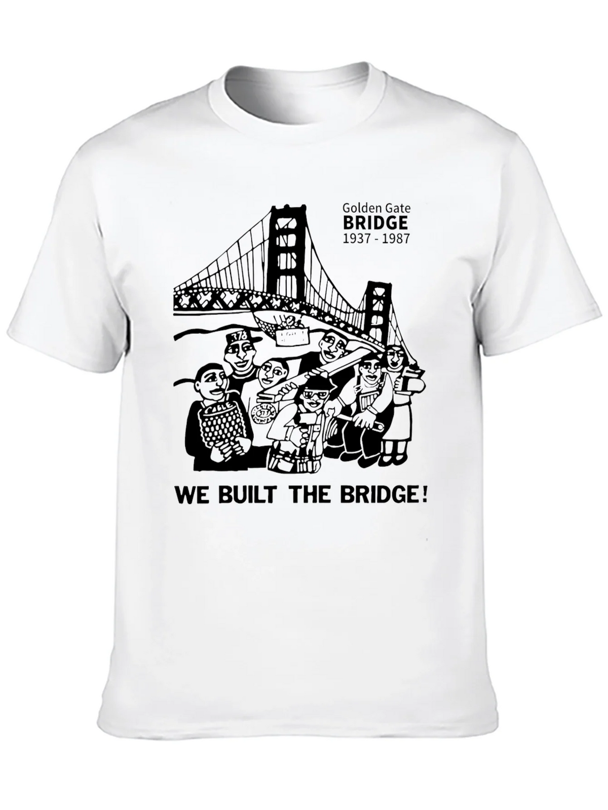 Golden Gate Bridge Crewneck T-Shirt product image 12