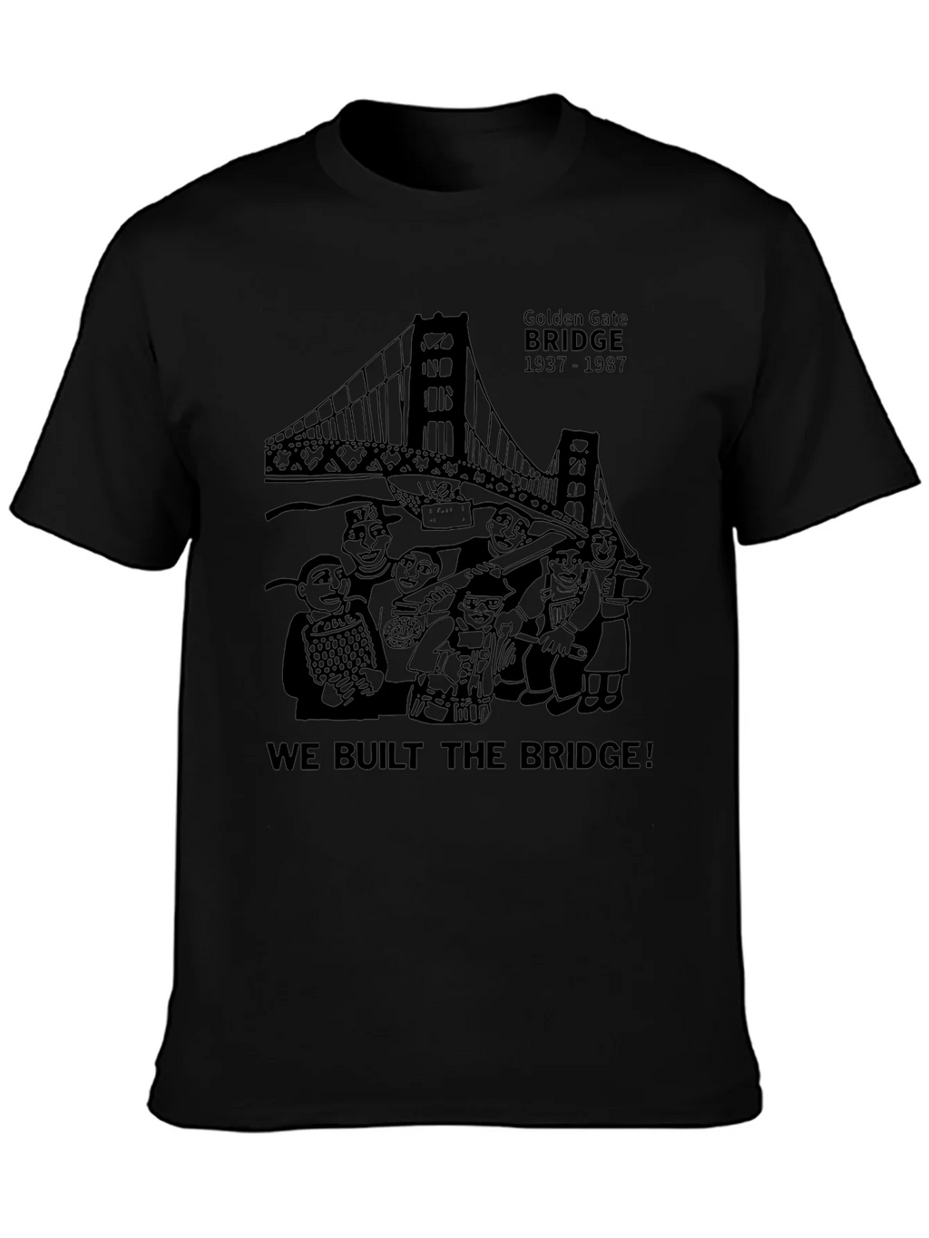Golden Gate Bridge Crewneck T-Shirt product image 6