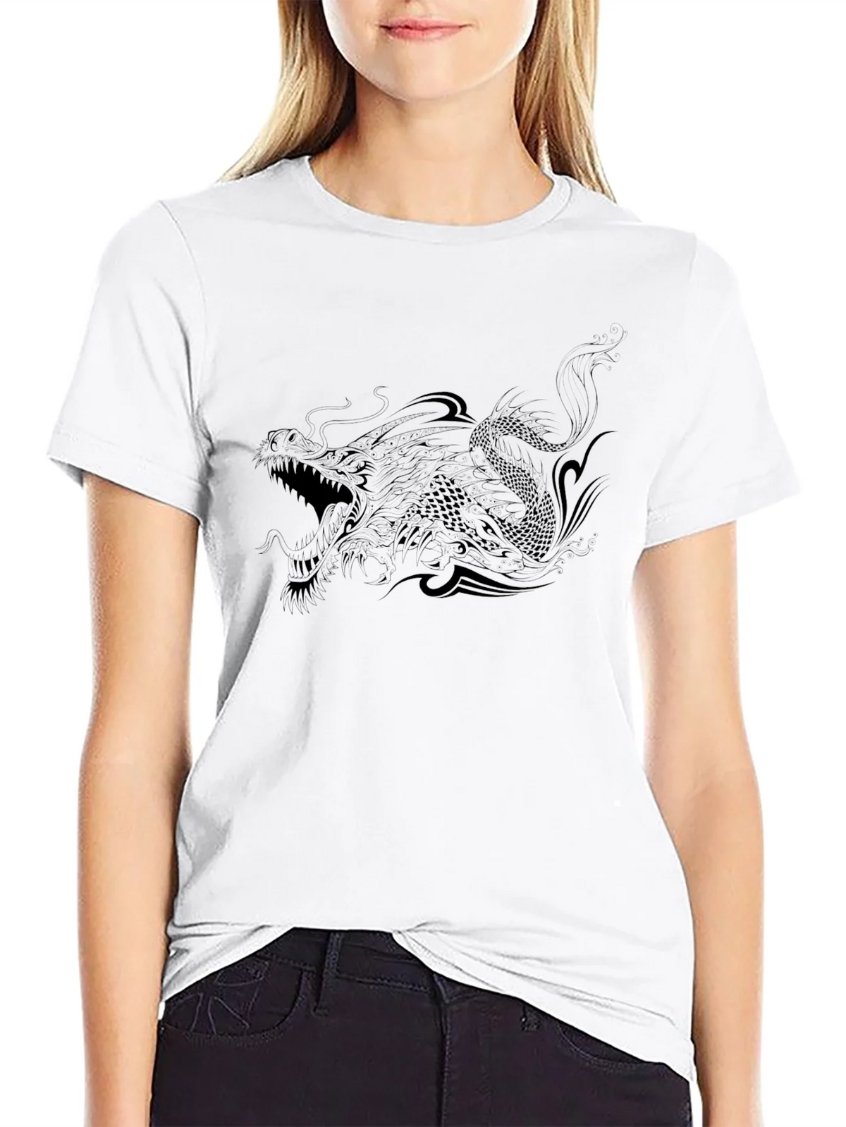 Black Dragon Graphic T-Shirt product image 11