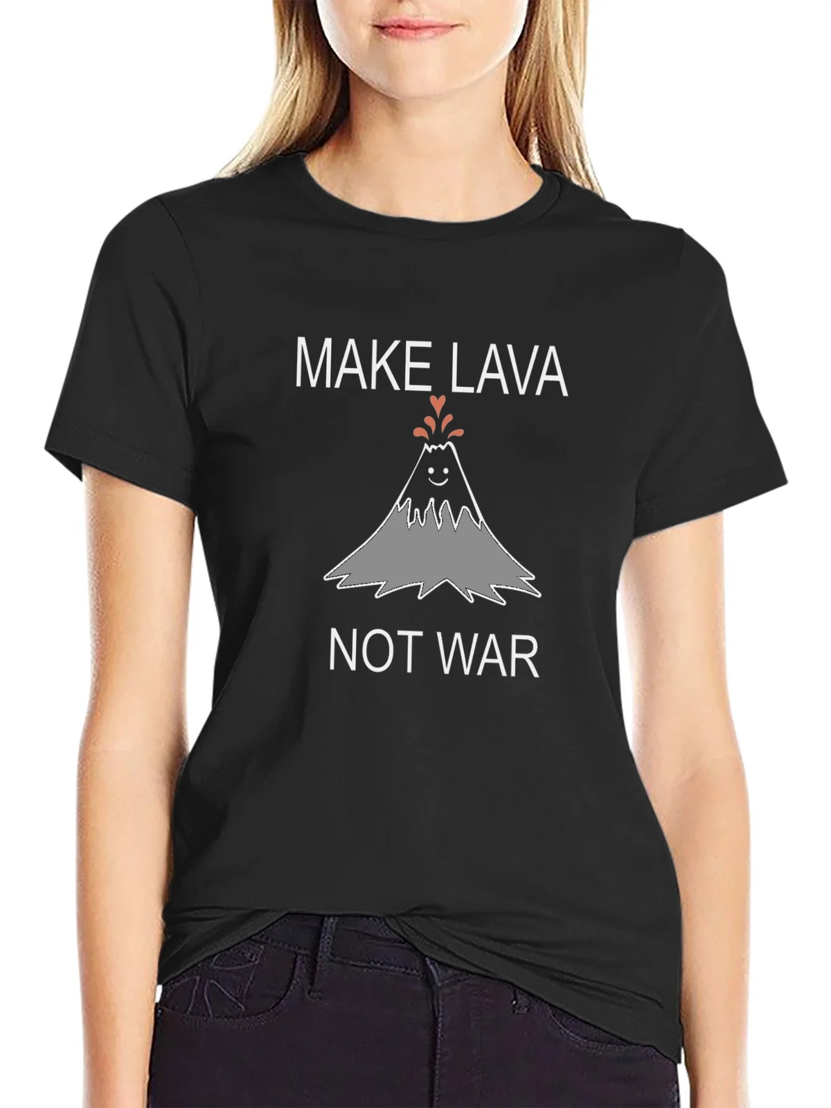 Make Lava Not War Graphic T-Shirt product image 5