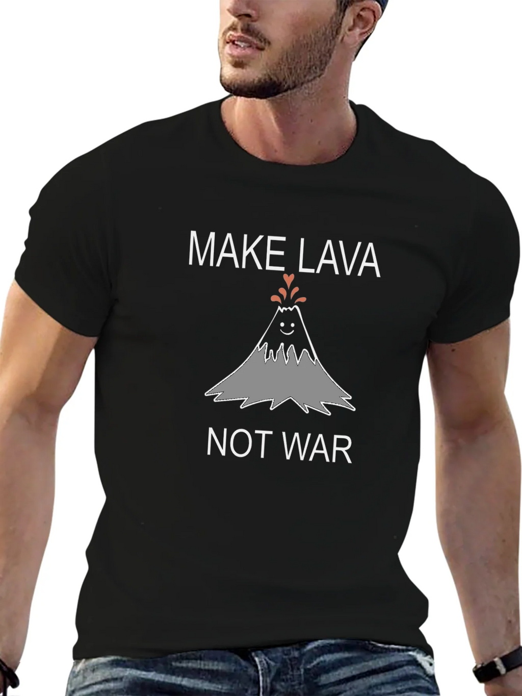 Make Lava Not War Graphic T-Shirt product image 9